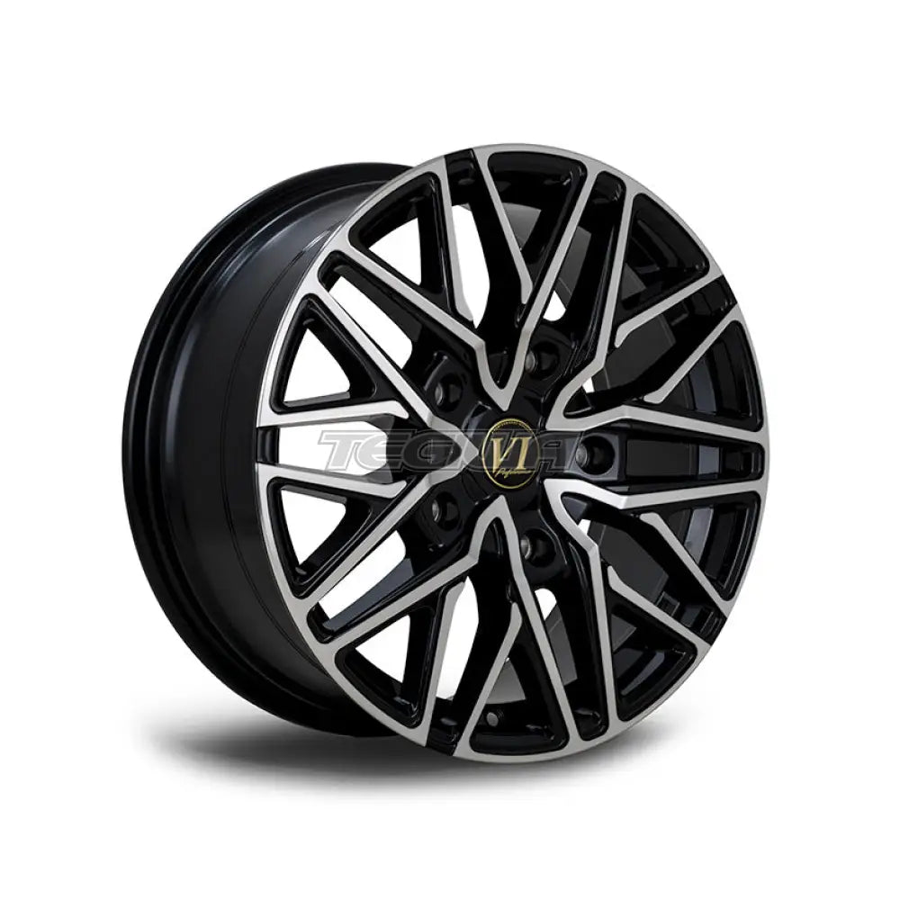 6Performance Loaded Alloy Wheel Black Polished Face