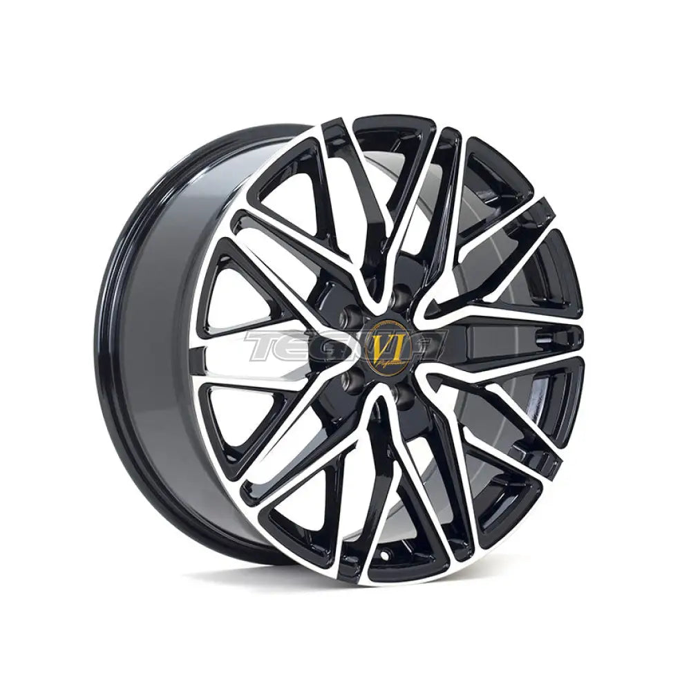 6Performance Loaded Alloy Wheel Black Polished Face