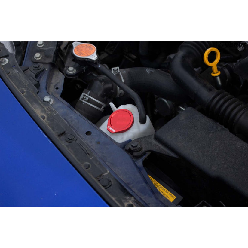 Verus Engineering Coolant Overflow Cap Anodized Blue Subaru WRX/STI VA