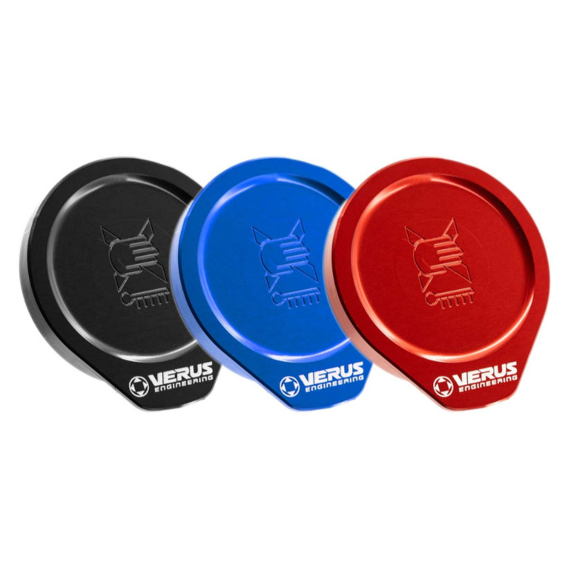 Verus Engineering Coolant Overflow Cap Anodized Red Subaru WRX/STI VA