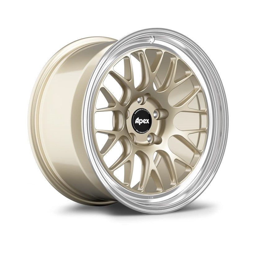 Apex ML-10RT Forged Touring Line Wheels Gloss Motorsport Gold With Machined Lip