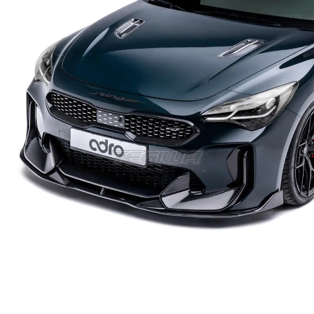 ADRO Carbon Fibre Front Lip Final Edition Kia Stinger 18-23 Splitters Skirts & Diffusers