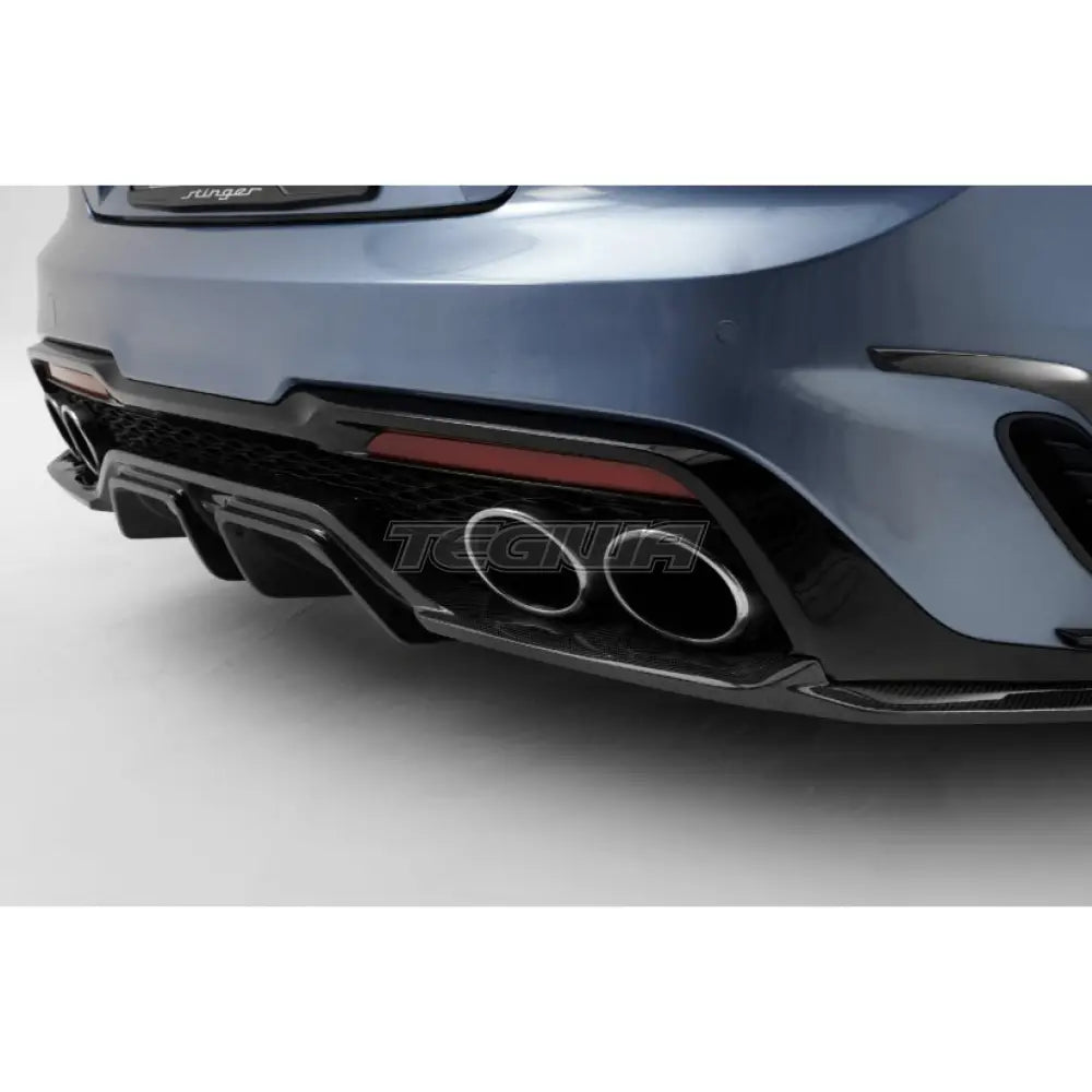 ADRO Carbon Fibre Meister Rear Diffuser V3 Kia Stinger 18-23 Splitters Skirts & Diffusers