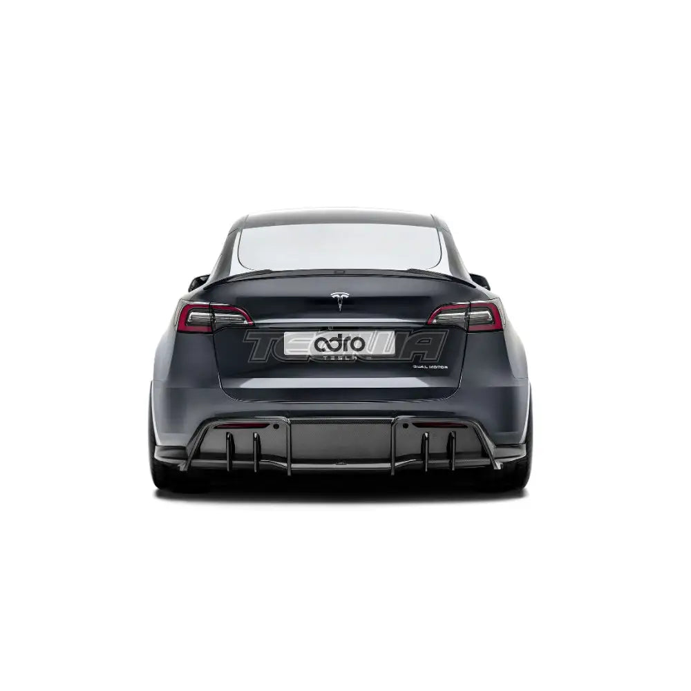 ADRO Premium Prepreg Carbon Fiber Rear Diffuser Tesla Model Y 19 + Splitters Skirts & Diffusers