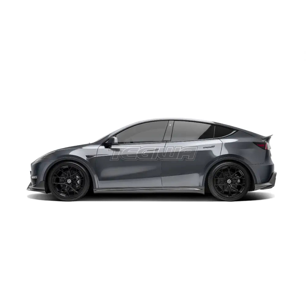 ADRO Premium Prepreg Carbon Fiber Rear Diffuser Tesla Model Y 19 + Splitters Skirts & Diffusers