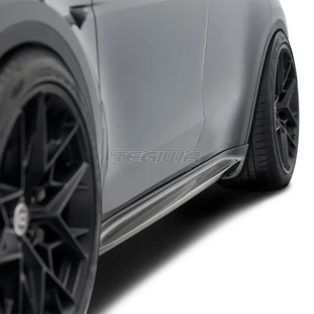 ADRO Premium Prepreg Carbon Fiber Side Skirts Tesla Model Y 19 + Splitters Skirts & Diffusers