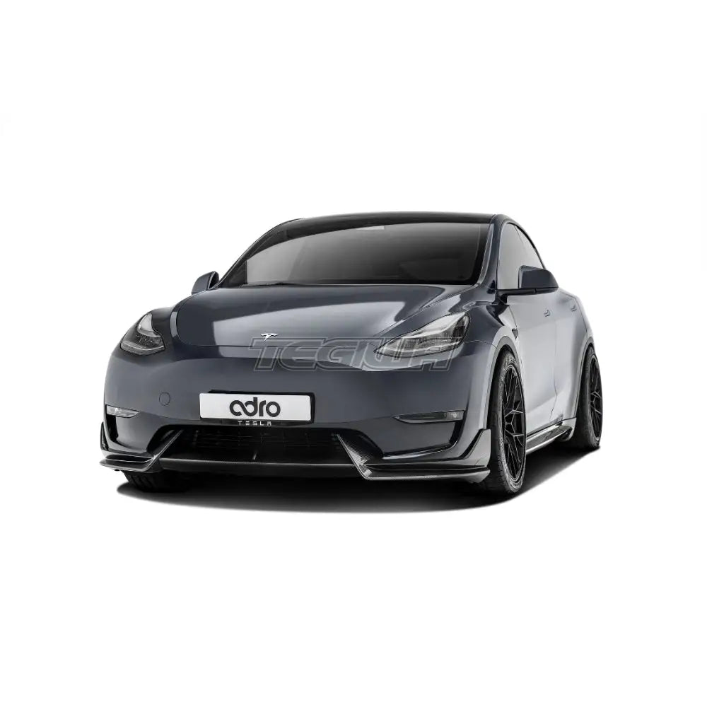 ADRO Premium Prepreg Carbon Fiber Side Skirts Tesla Model Y 19 + Splitters Skirts & Diffusers