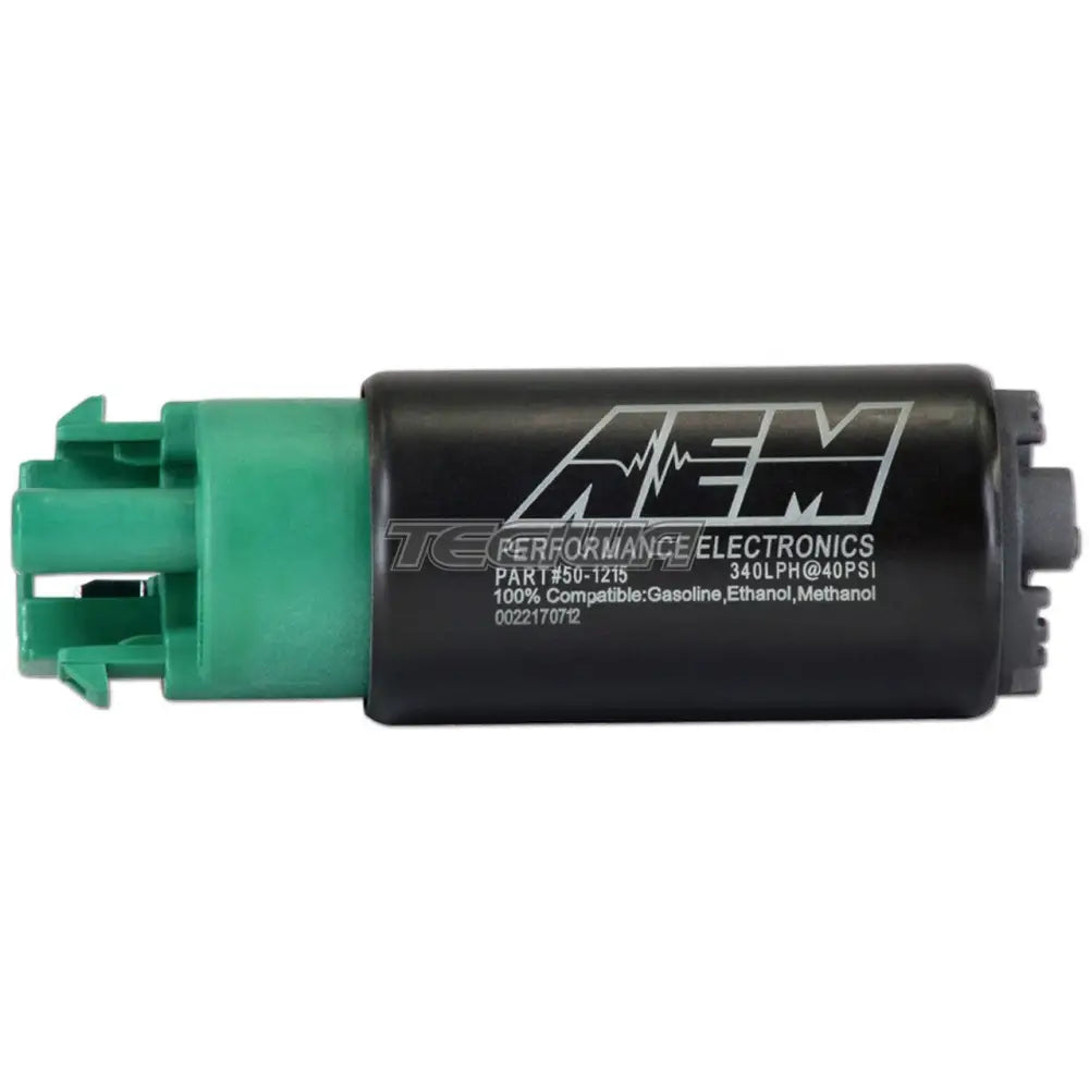 AEM 340LPH E85-Compatible High Flow In-Tank Fuel Pump 65mm Short Offset Inlet