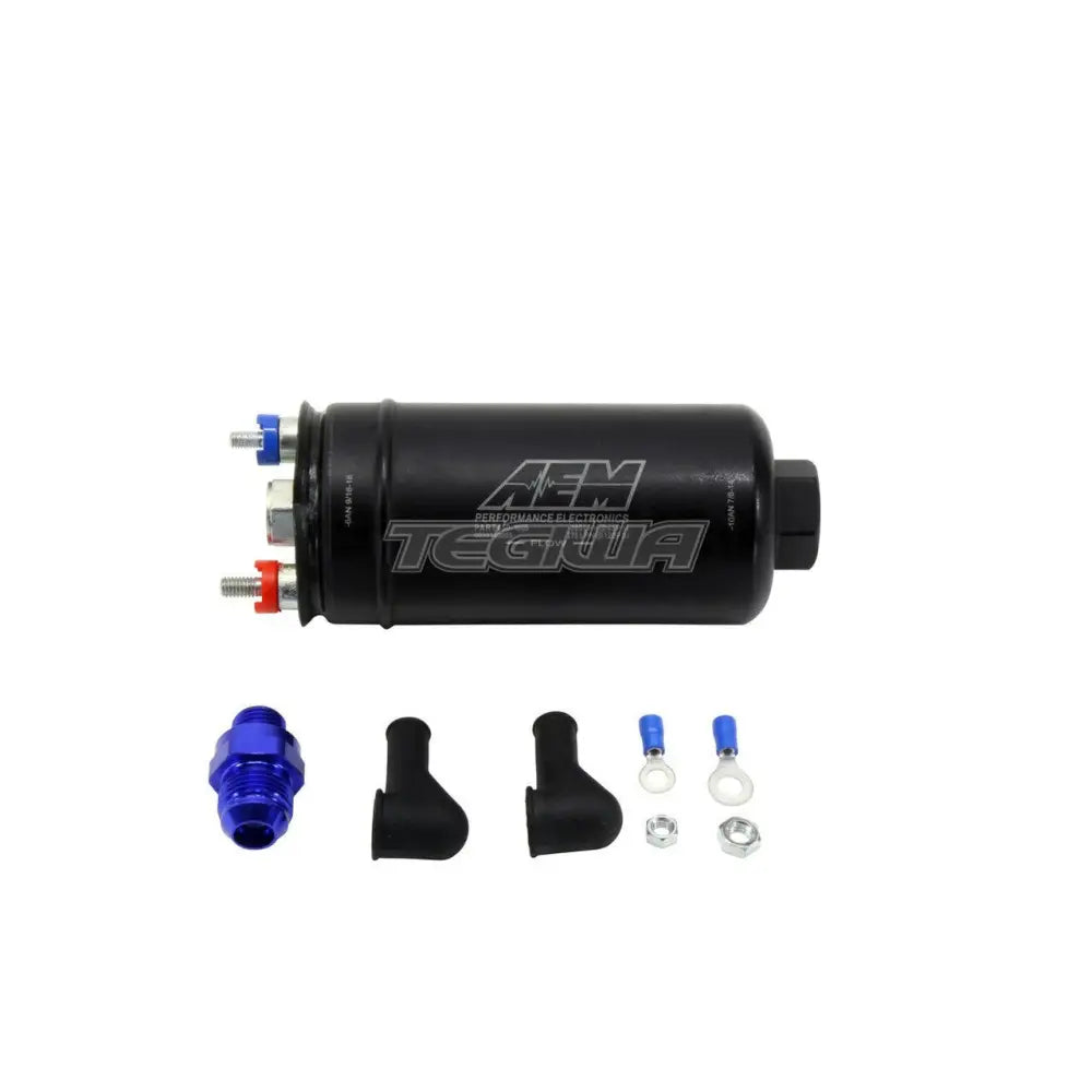 AEM 400LPH Inline High Flow Fuel Pump -10An Inlet and -6AN Outlet