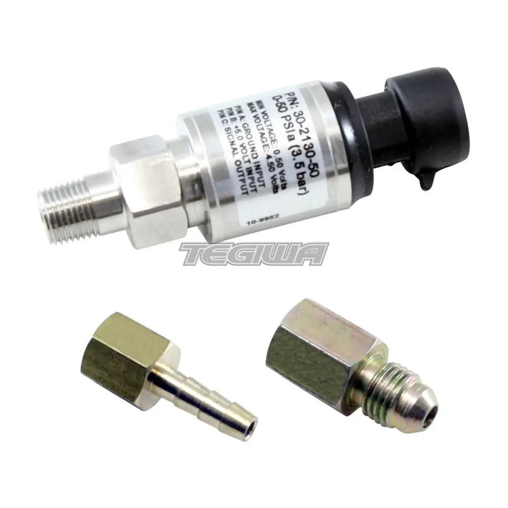 AEM 50 PSIa Or 3 5 Bar Stainless Sensor Kit Stainless Steel Sensor Body 1/8" NPT