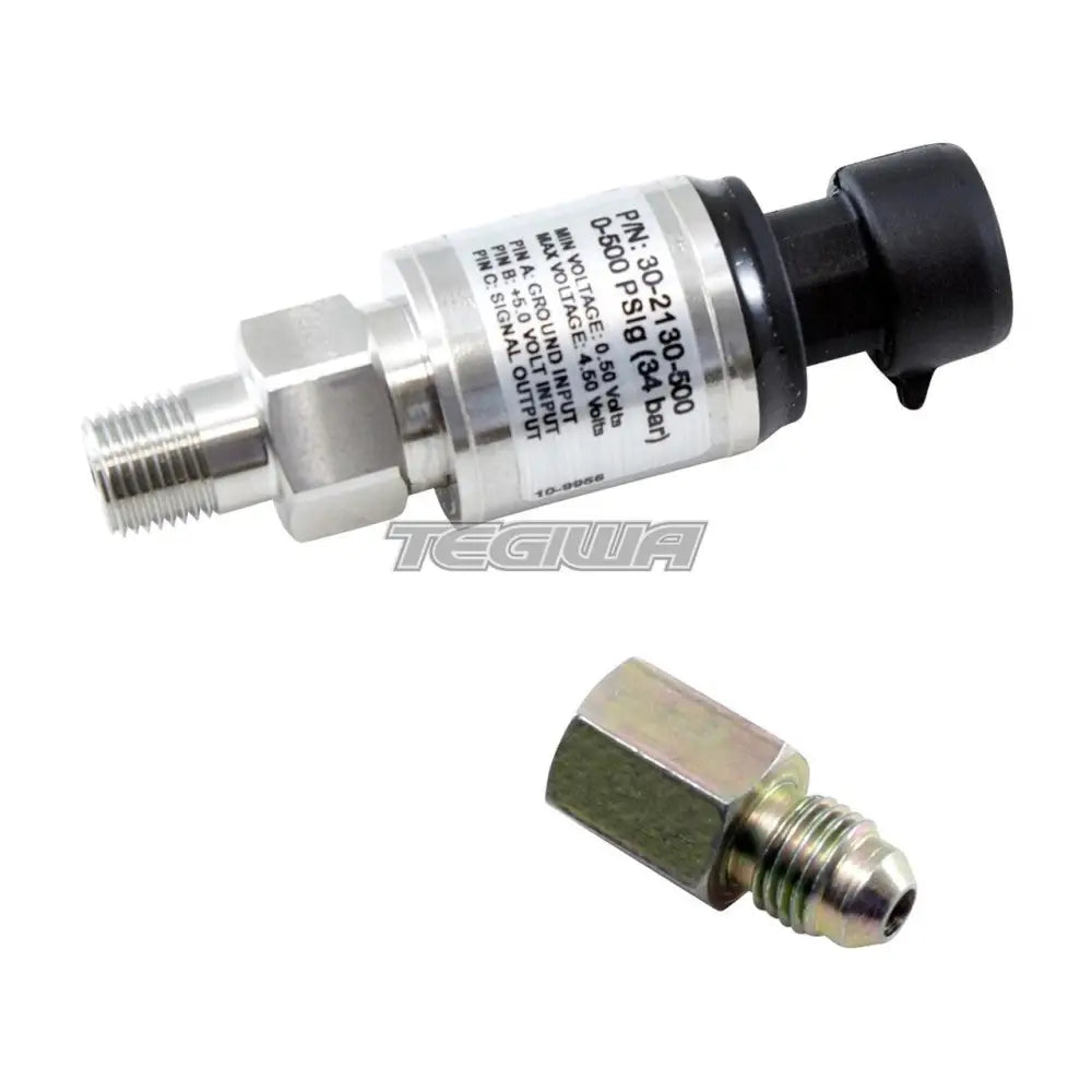 AEM 500 PSIg Stainless Sensor Kit Stainless Steel Sensor Body 1/8" NPT Male