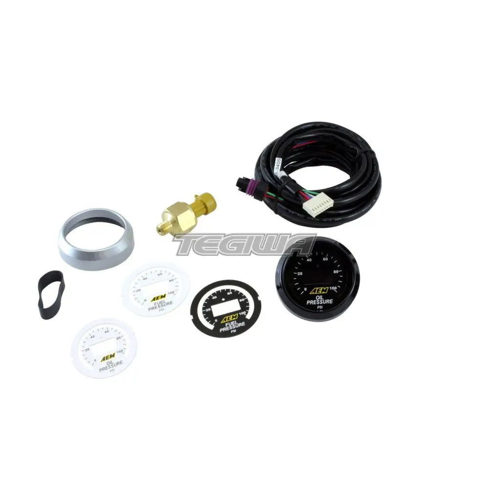 AEM Digital Oil/Fuel Pressure Gauge 0~100Psi