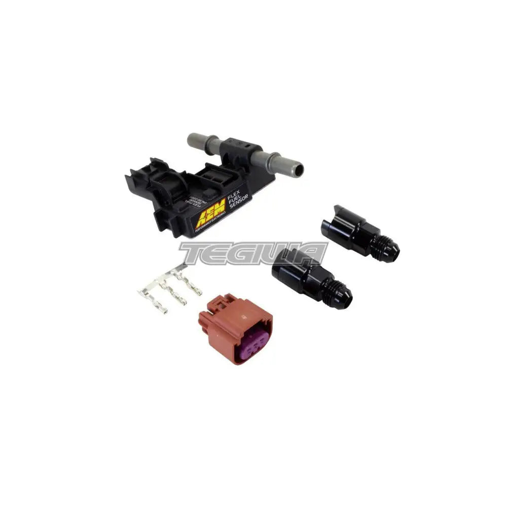 AEM Ethanol Content Flex Fuel Sensor Kit An6 Fittings