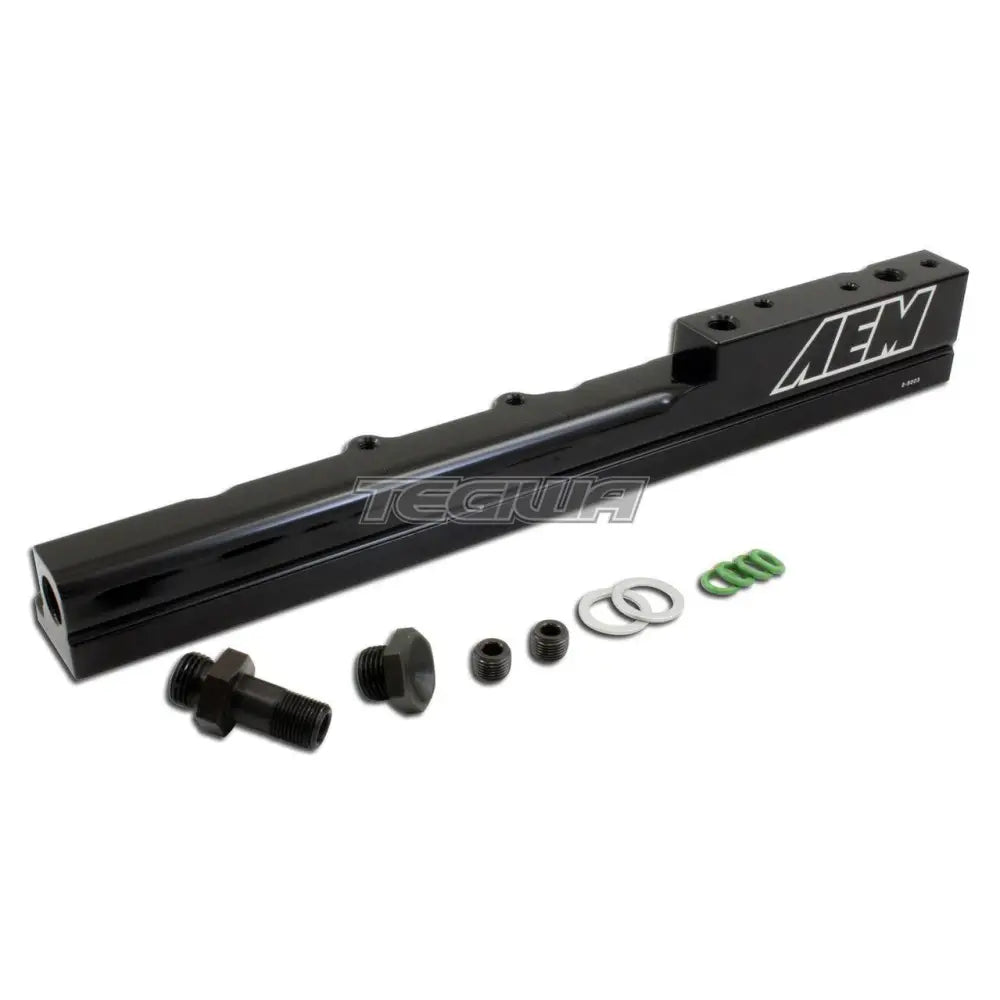 AEM High Volume Fuel Rail Black Honda B-Series B16A2 B16A3