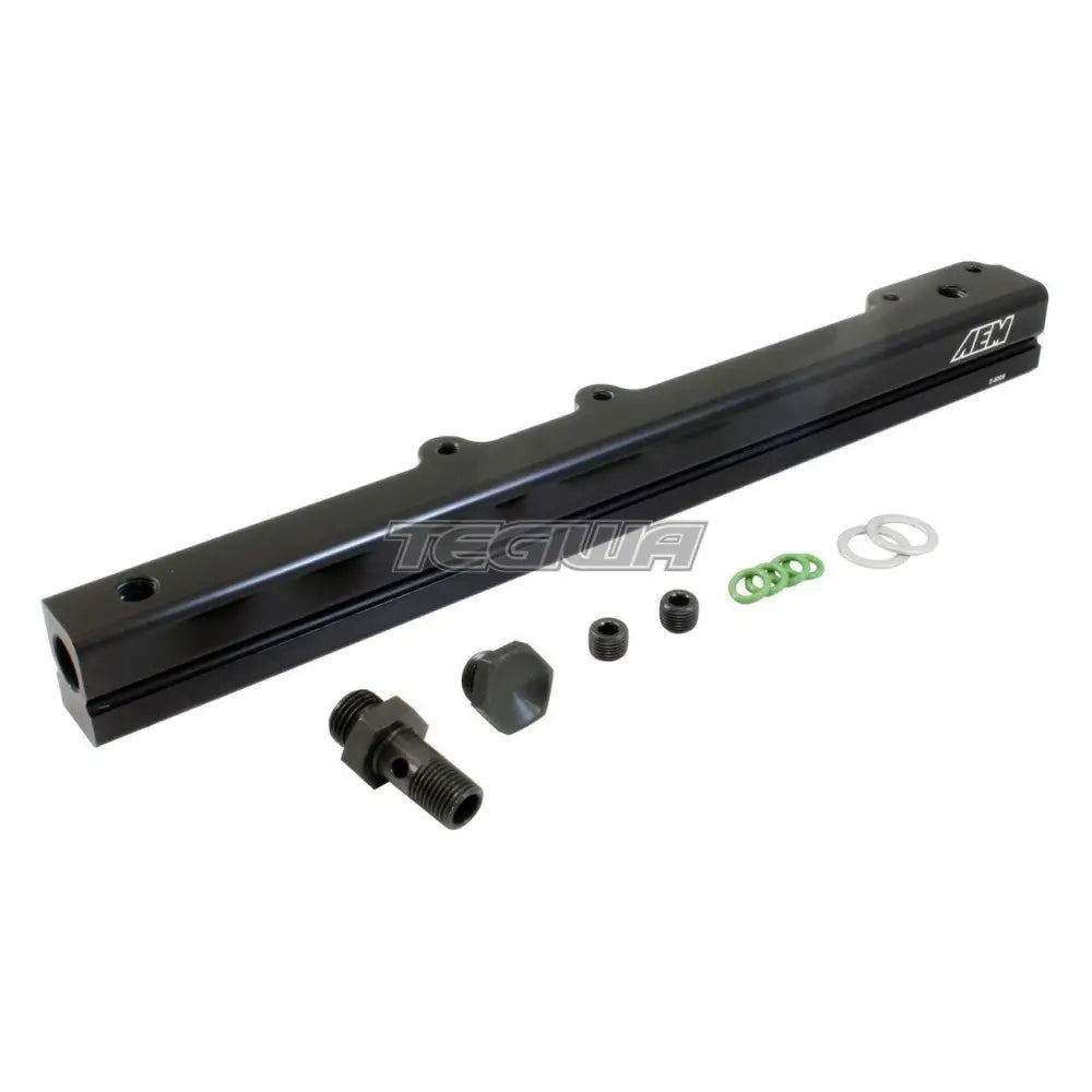 AEM High Volume Fuel Rail Black Honda D-Series D16Y7 D16Y8