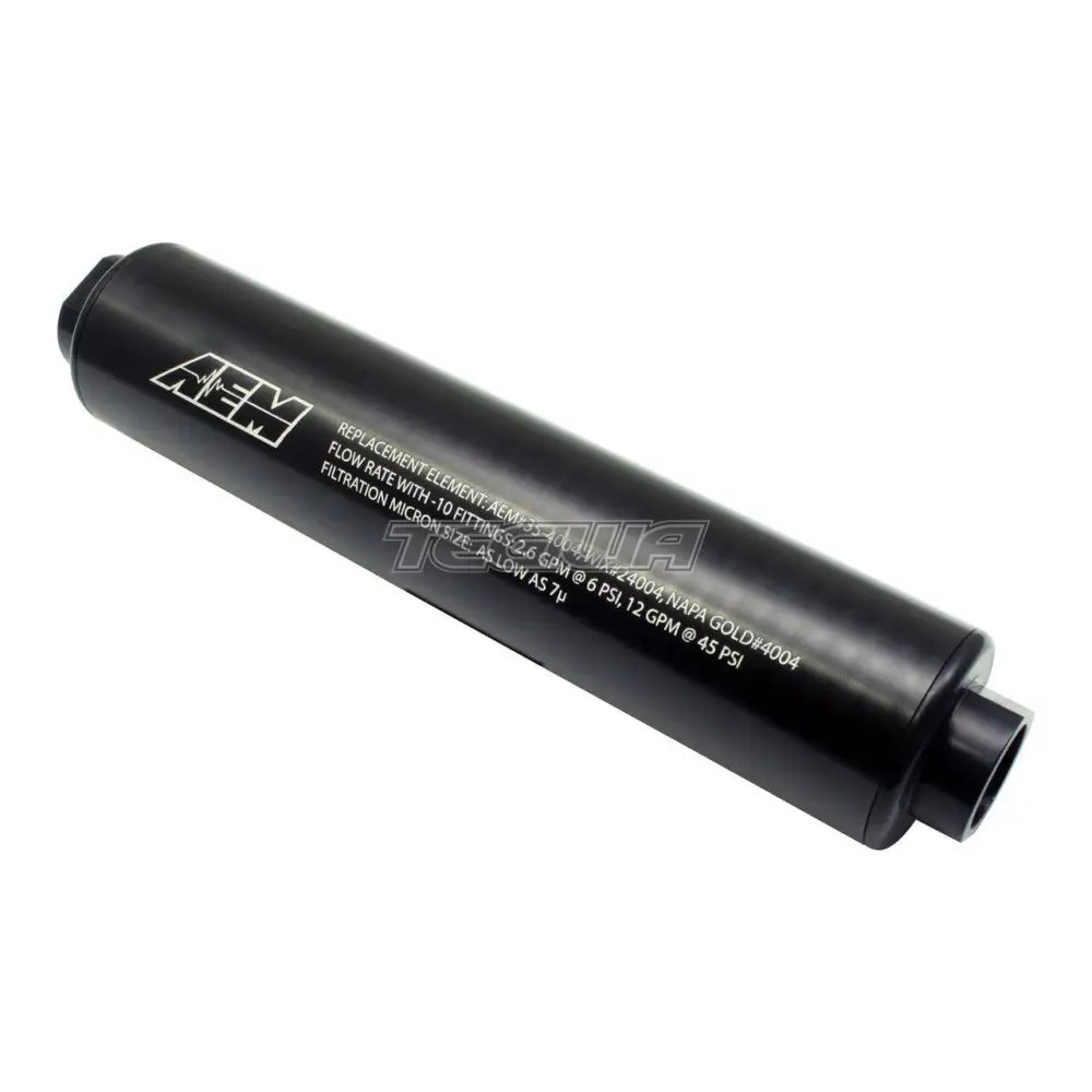 AEM Universal High Volume Fuel Filter -10AN Inlet and Outlet