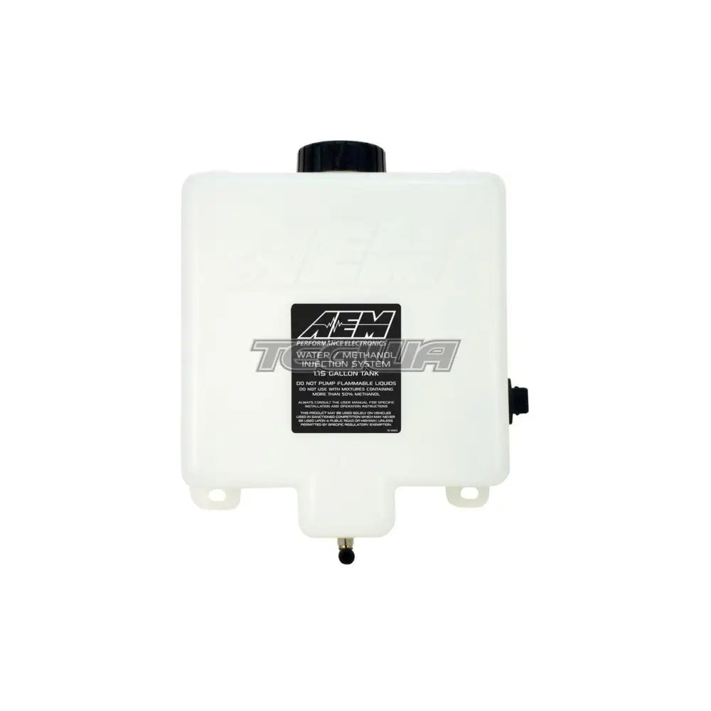 AEM V2 Water/Methanol Injection 1 15 Gallon Tank Kit With Conductive Fluid Level Sensor