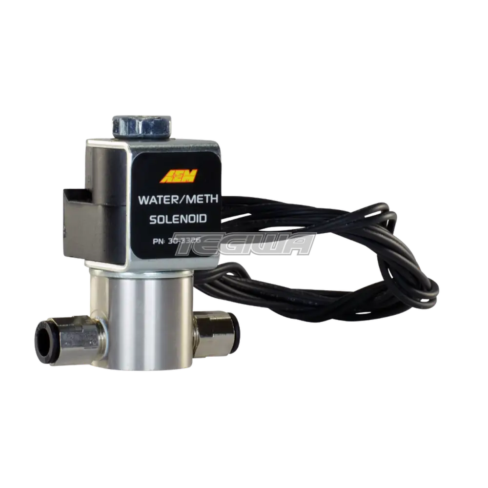 AEM Water/Methanol Solenoid Is A 2-Way Normally Closed 12V Valve With Stainless Steel Body