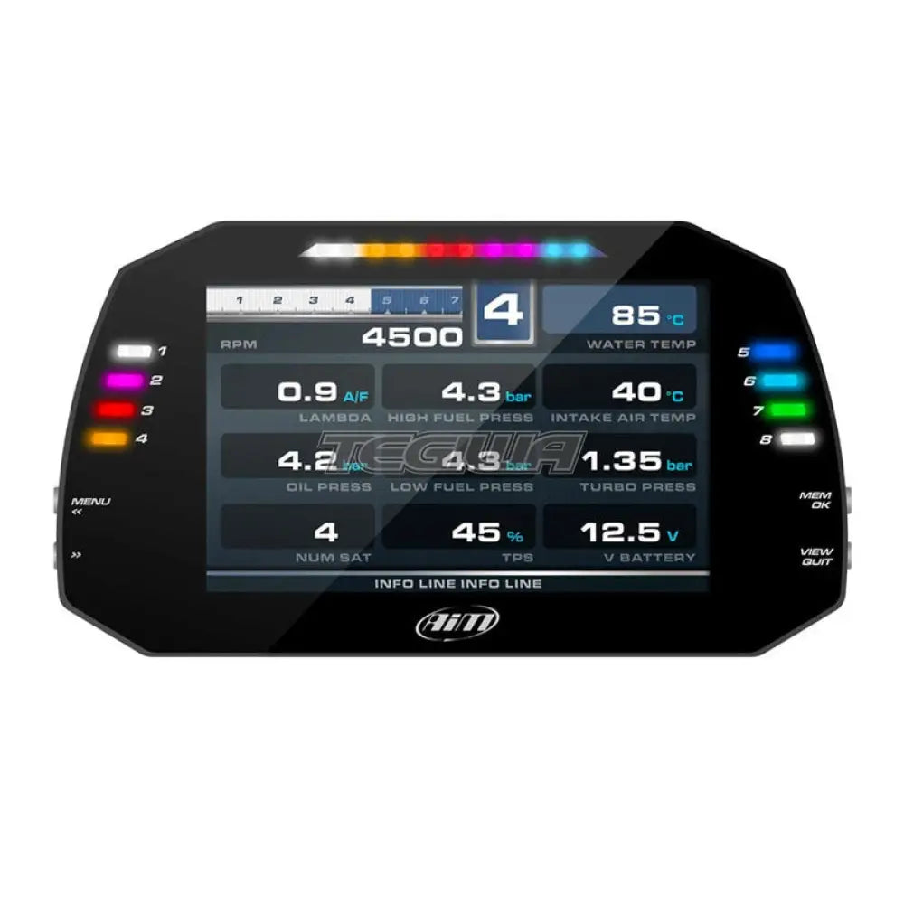 AIM MXG 1.3 7" Digital Data Logger Dash Display