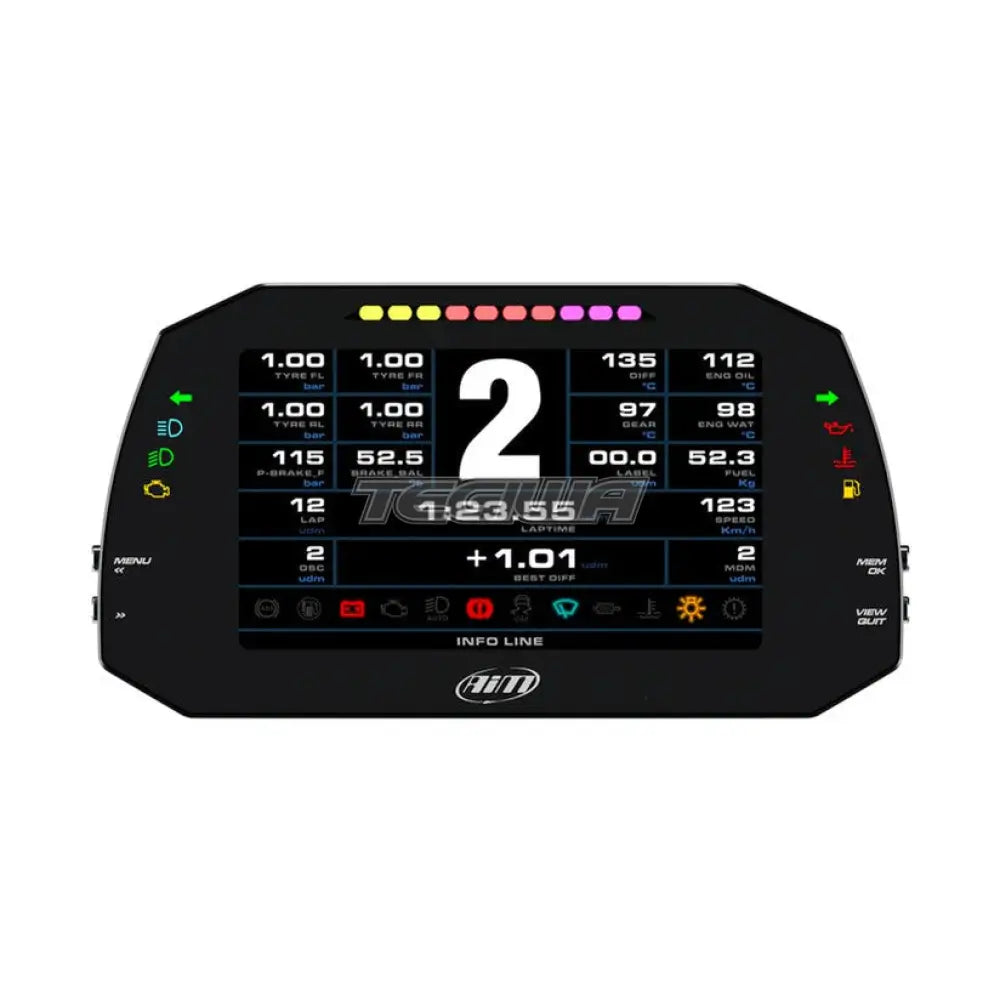 AIM MXG 1.3 Strada 7" NON Logging Digital Dash Display