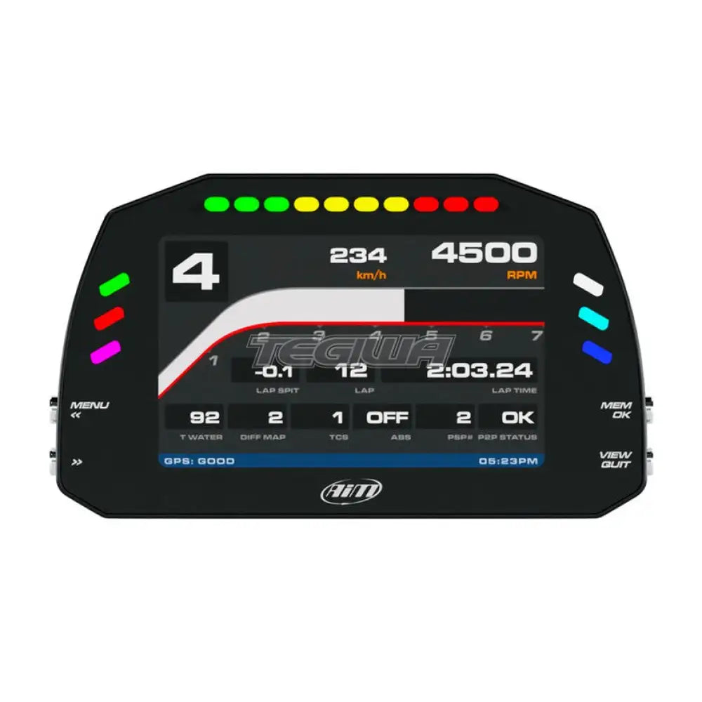 AIM MXS 1.3 5" Digital Data Logger Dash Display