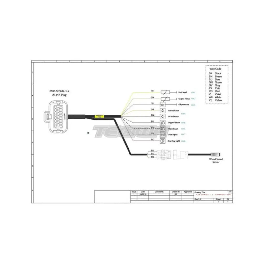 AIM MXS Strada 1.2 IVA Compliant Plug & Play Digital Dash Display