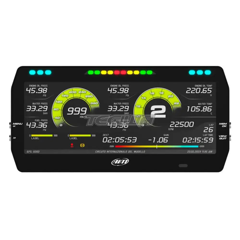 AIM MXT 1.3 10" Digital Data Logger Dash Display