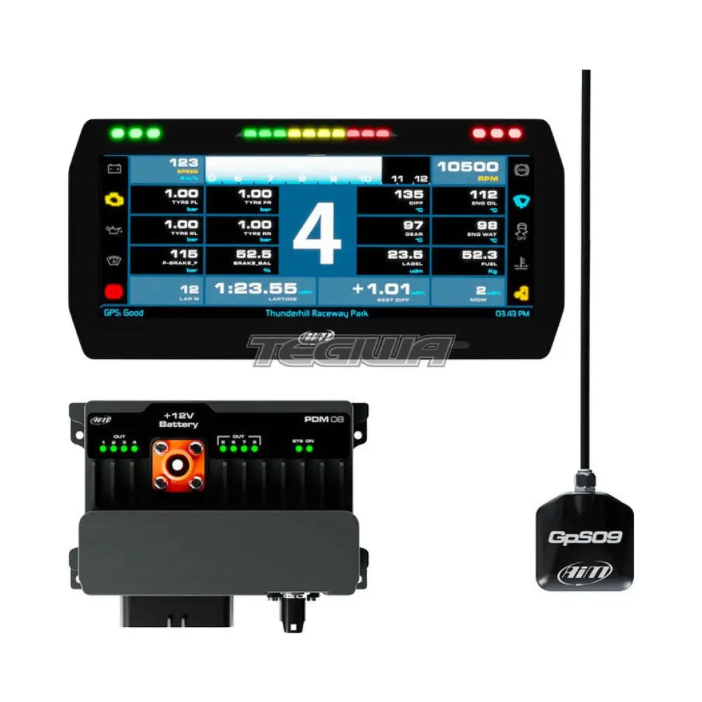 AIM PDM8 Power Distribution Module & Digital Display Bundle