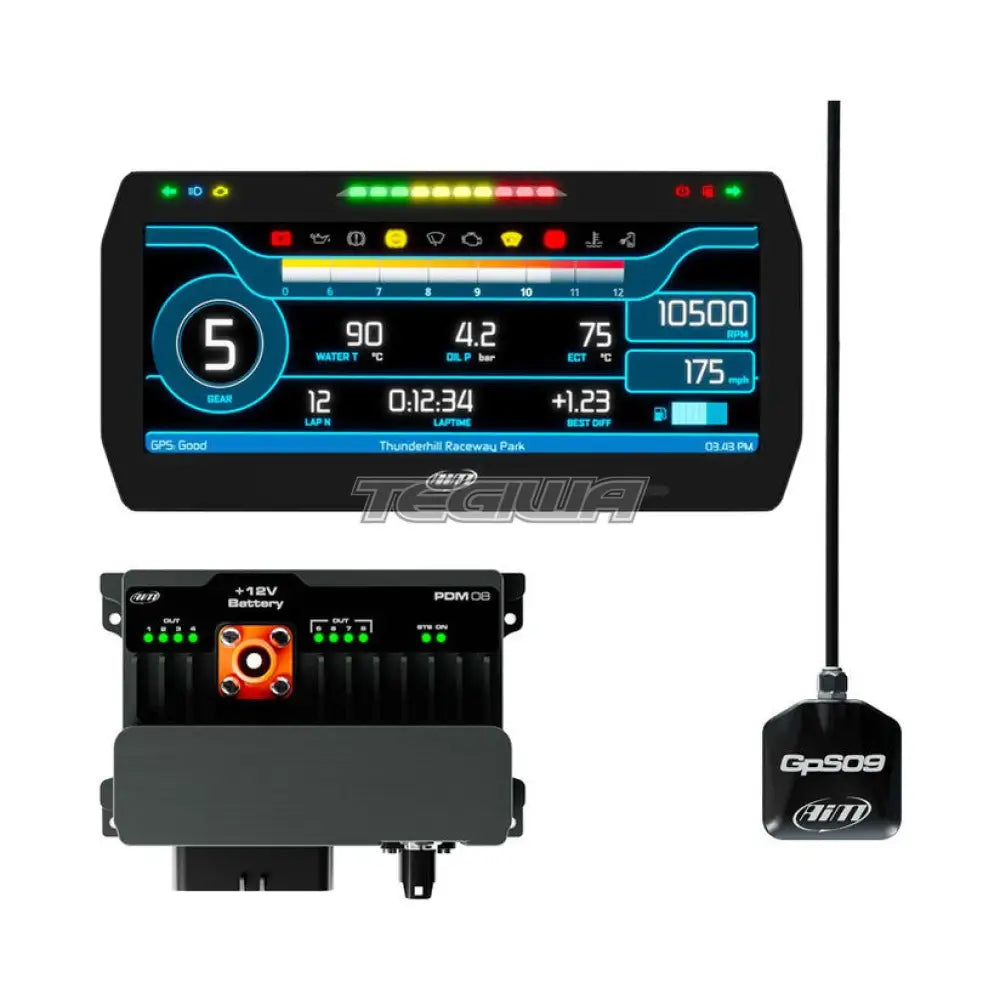 AIM PDM8 Power Distribution Module & Digital Display Bundle