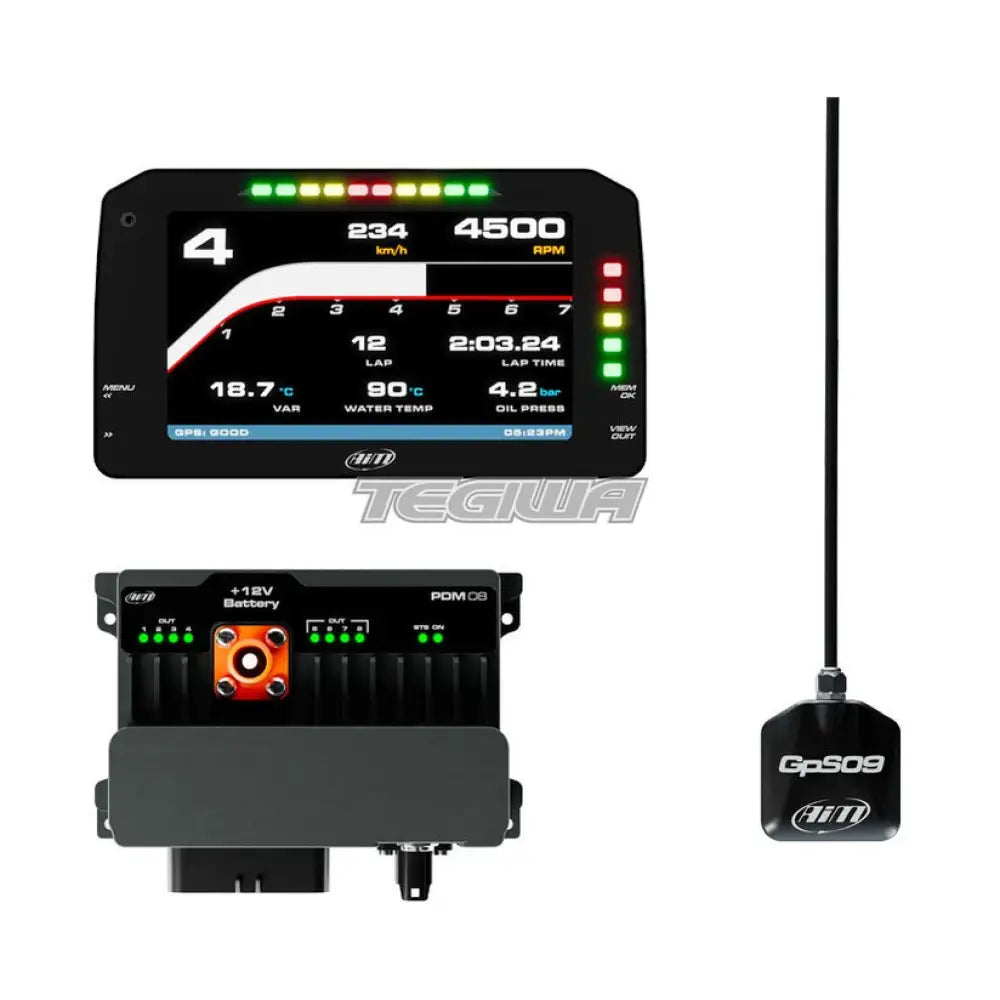 AIM PDM8 Power Distribution Module & Digital Display Bundle