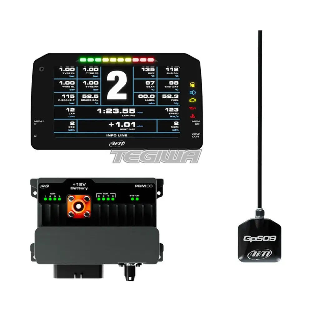 AIM PDM8 Power Distribution Module & Digital Display Bundle