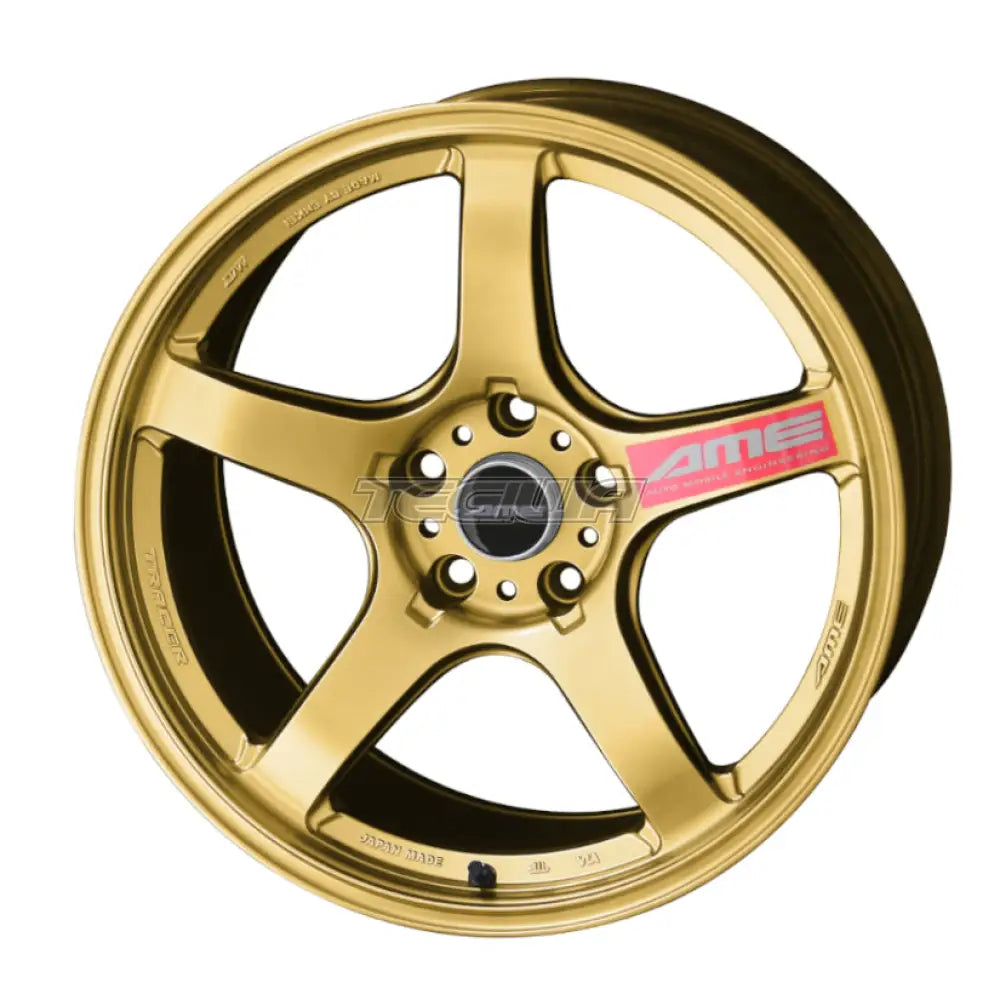 Ame Tracer Gtv Alloy Wheel 17X8.5 Et45 5X100 Gold Wheels