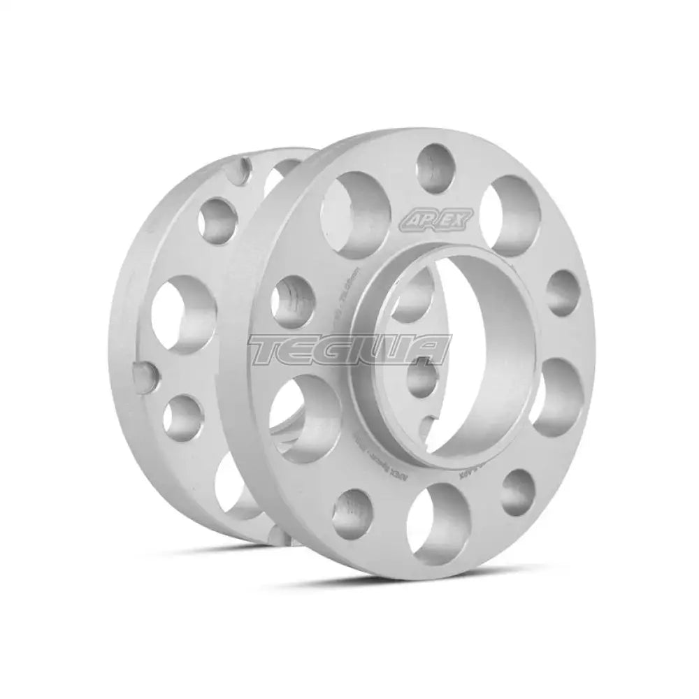 Apex Bmw 5X120Mm Wheel Spacer Kit 3Mm / Silver Spacers