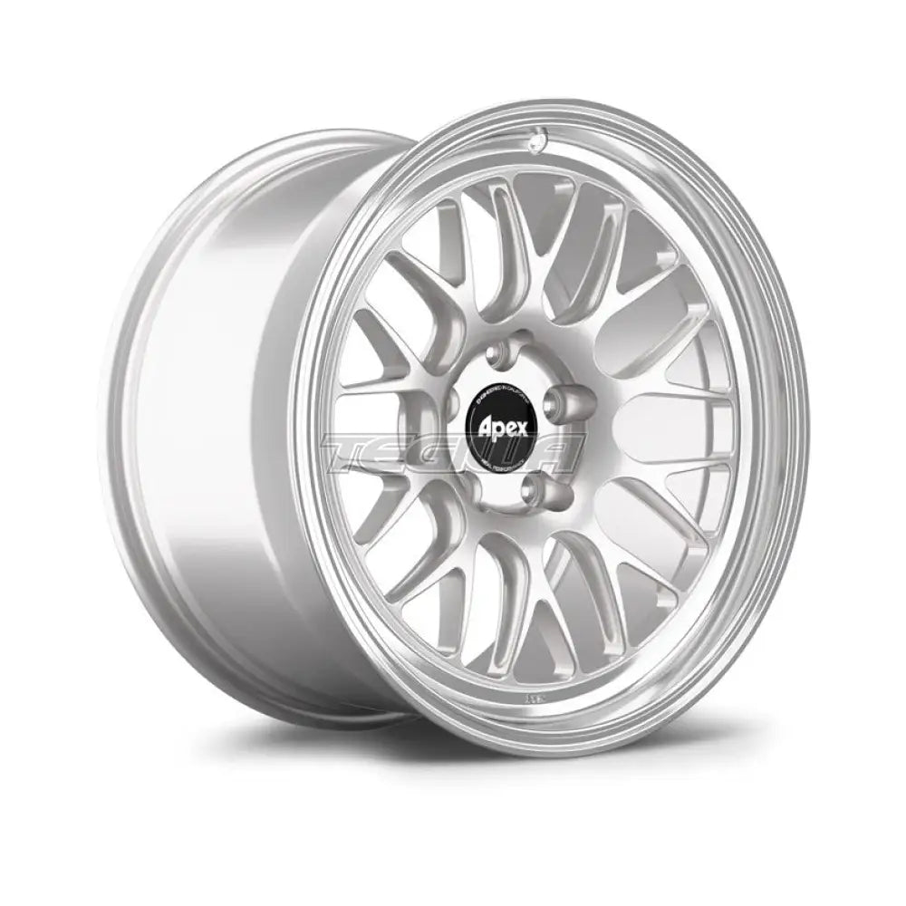 Apex Ml-10Rt Forged Touring Line Wheels Race Silver With Machined Lip Alloy