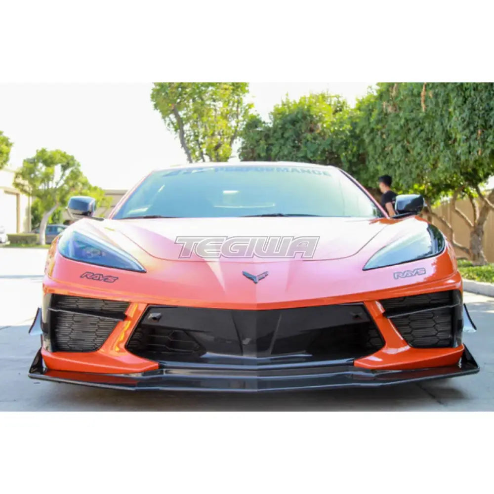 Apr Performance Carbon Fiber Front Bumper Center Bezel Chevrolet Corvette C8 20 + Fibre