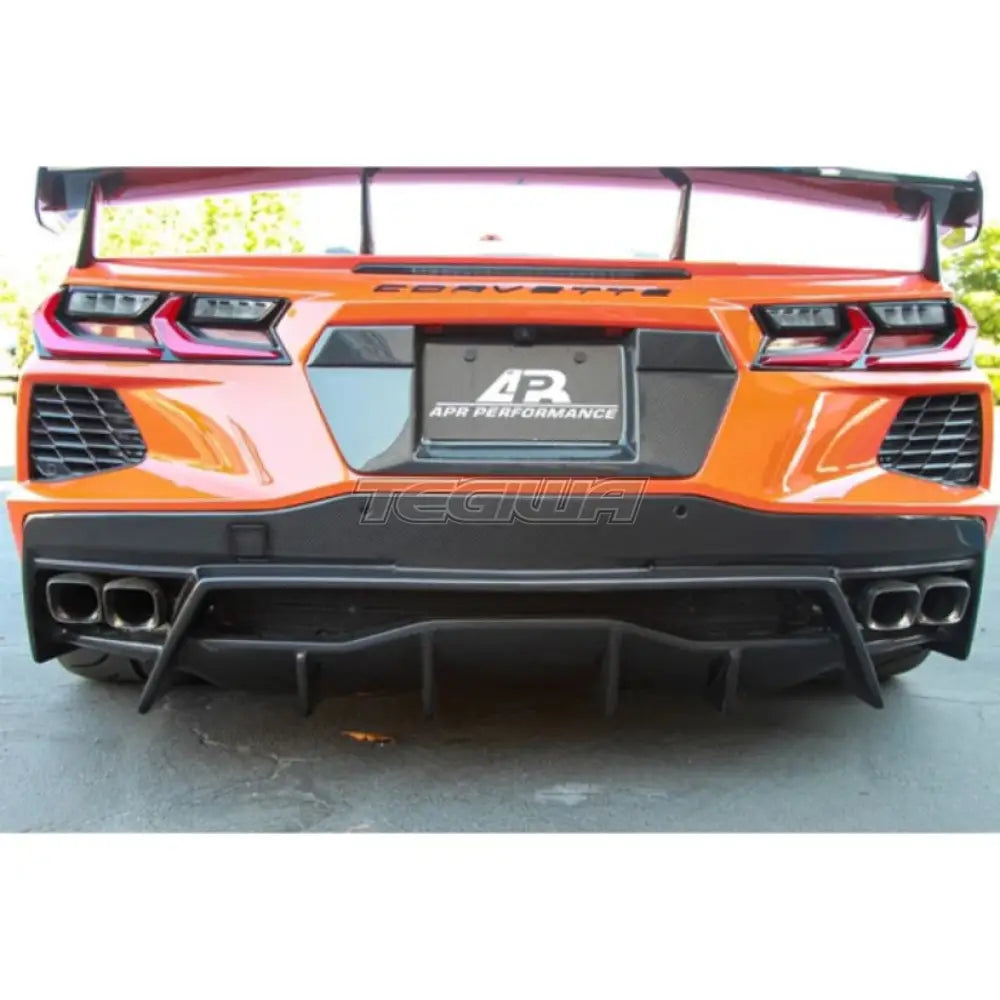 Apr Performance Carbon Fiber License Plate Frame Chevrolet C8 20 + Fibre