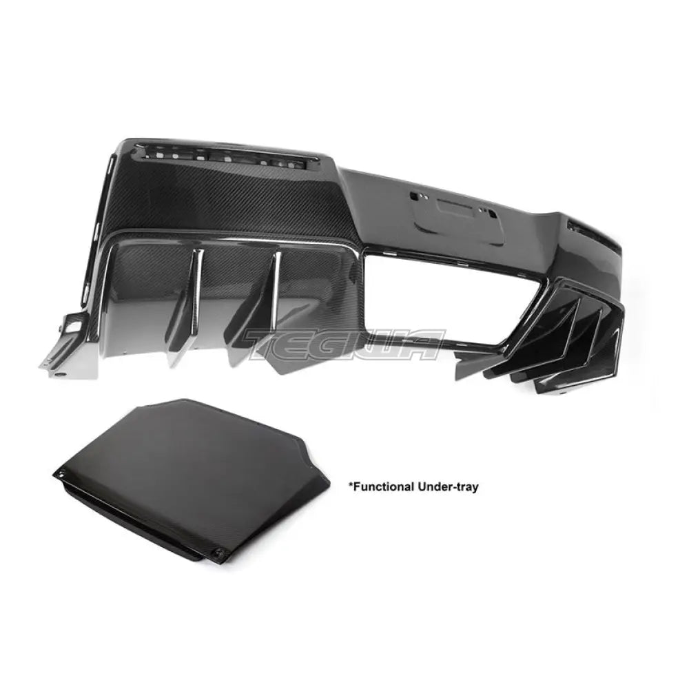 APR Performance Carbon Fiber Rear Diffuser With Undertray V2 Chevrolet Corvette 14-19