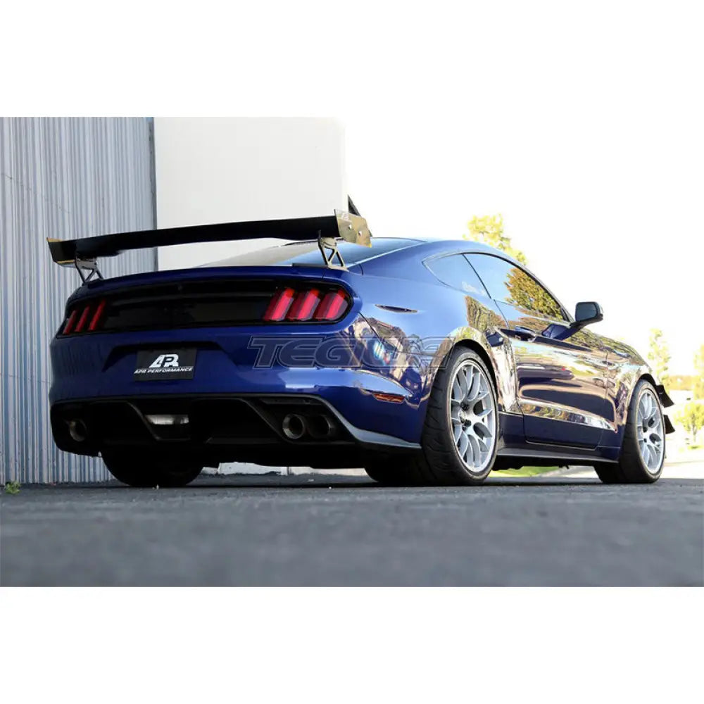 Apr Performance Gtc-200 60.5In Adjustable Carbon Fiber Wing With Factory Spoiler Center Pedestal