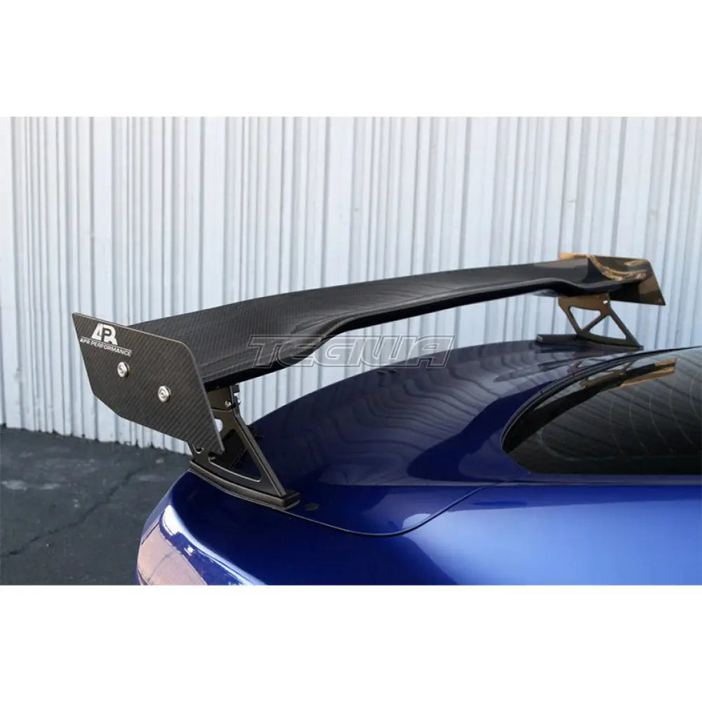 Apr Performance Gtc-200 60.5In Adjustable Carbon Fiber Wing With Factory Spoiler Center Pedestal