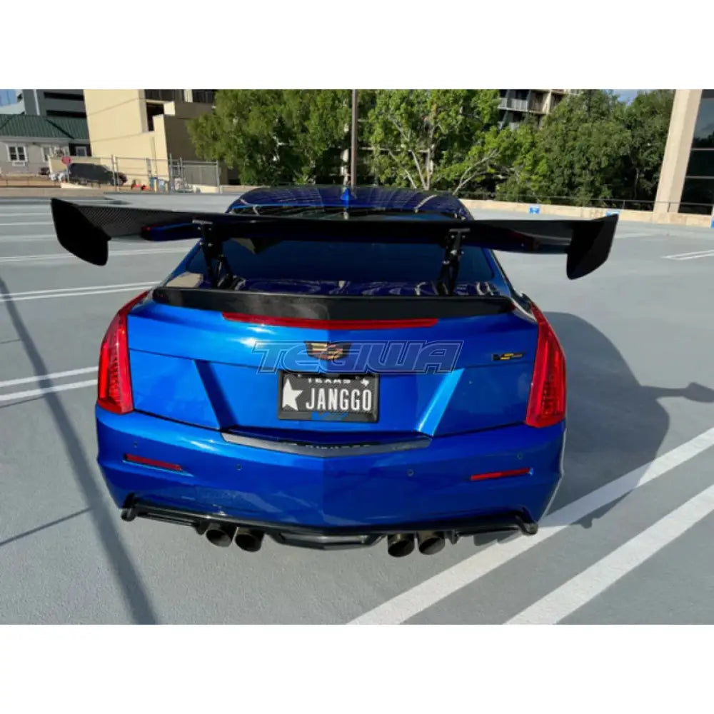 Apr Performance Gtc-300 61In Adjustable Carbon Fiber Wing Cadillac Ats-V Coupe 16-19 Spoilers