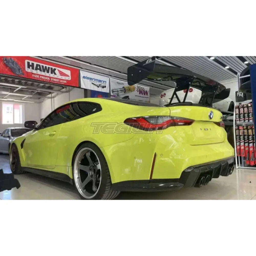 Apr Performance Gtc-300 67In Adjustable Carbon Fiber Wing Bmw G82 M4 21 + Spoilers