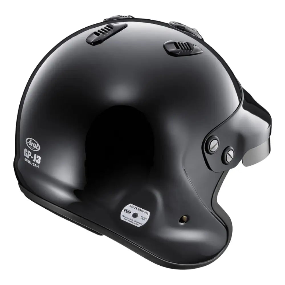 Arai GP-J3 Black Racing Helmet FIA-8859-2015