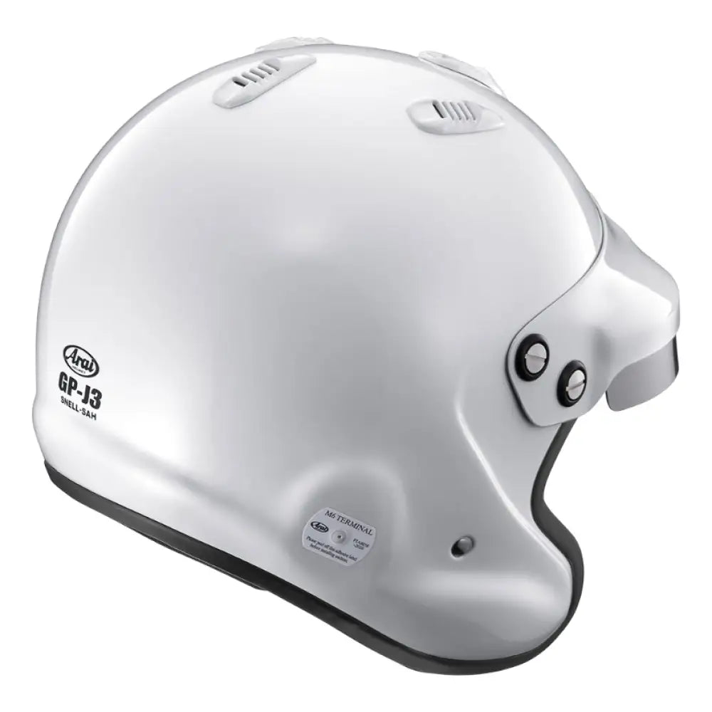 Arai GP-J3 White Racing Helmet FIA-8859-2015