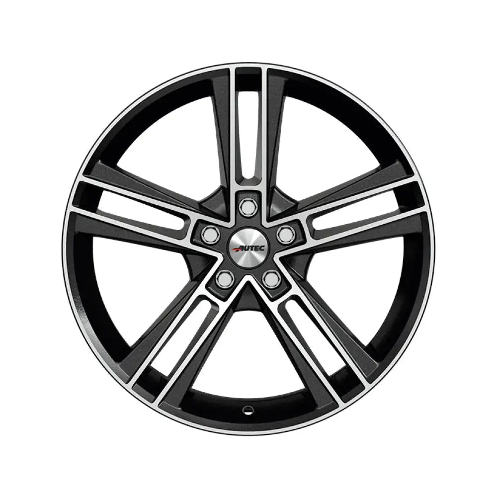 AUTEC Rias Alloy Wheel Black Metallic Polished