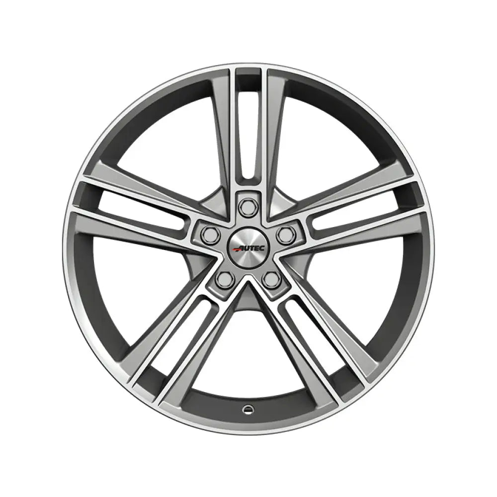 AUTEC Rias Alloy Wheel Titanium Silver Matt Polished