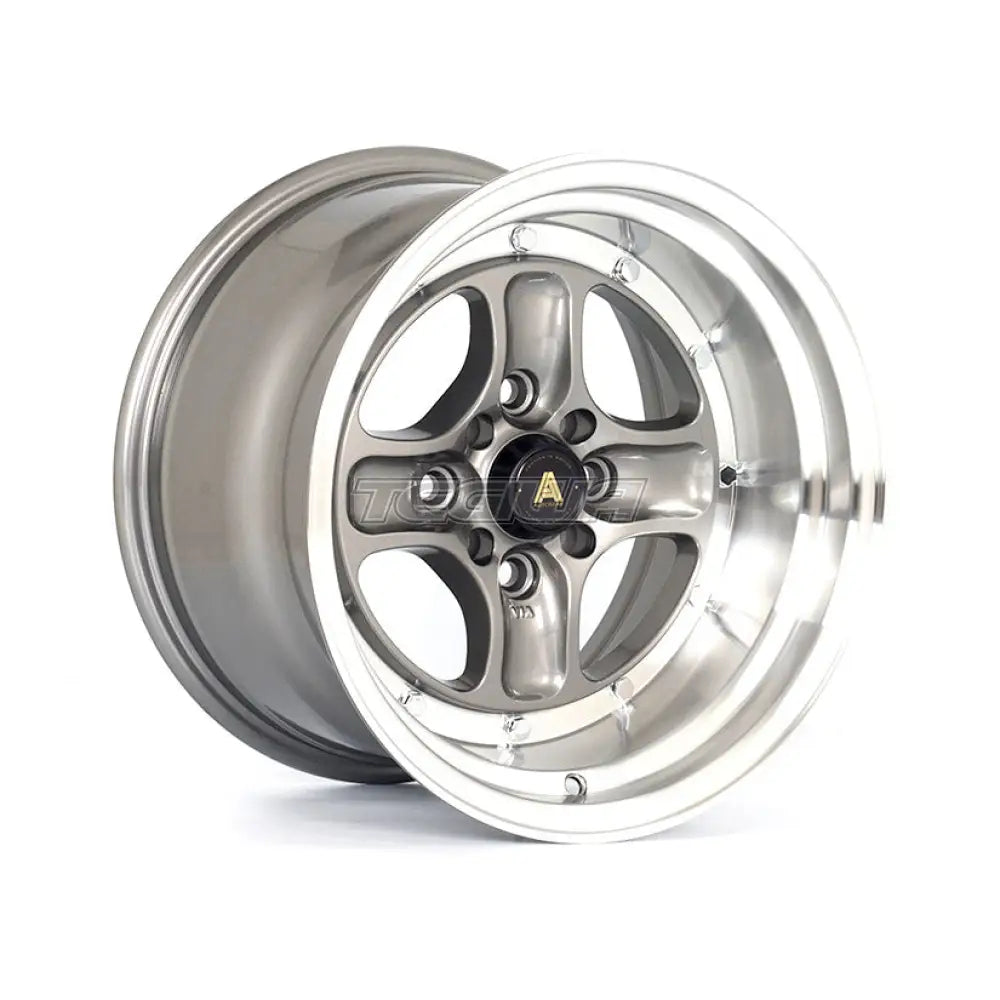 Autostar Classic Alloy Wheel Gunmetal Polished Lip