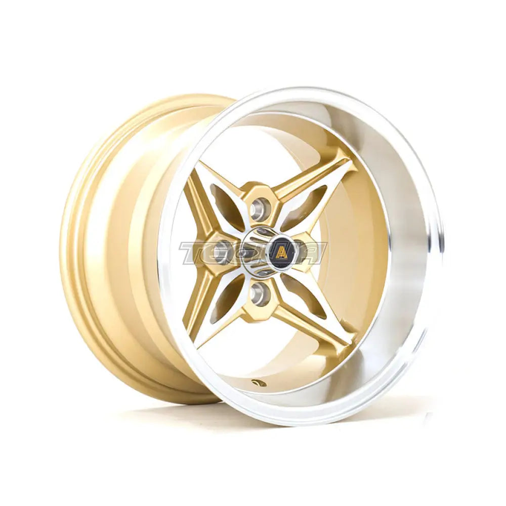 Autostar Kanji Alloy Wheel Gold Polished Face