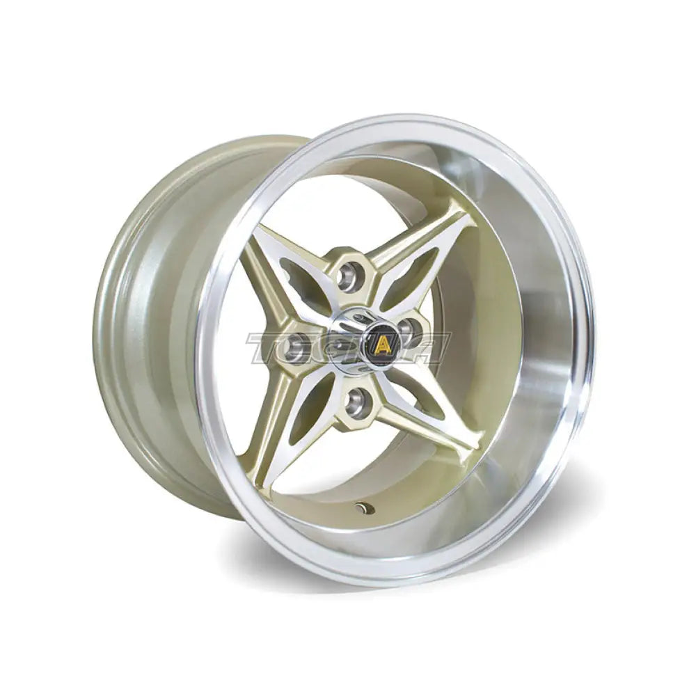 Autostar Kanji Alloy Wheel Gold Polished Face