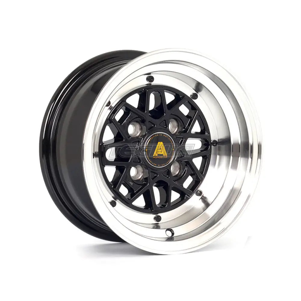 Autostar Korin Alloy Wheel Black Polished Lip