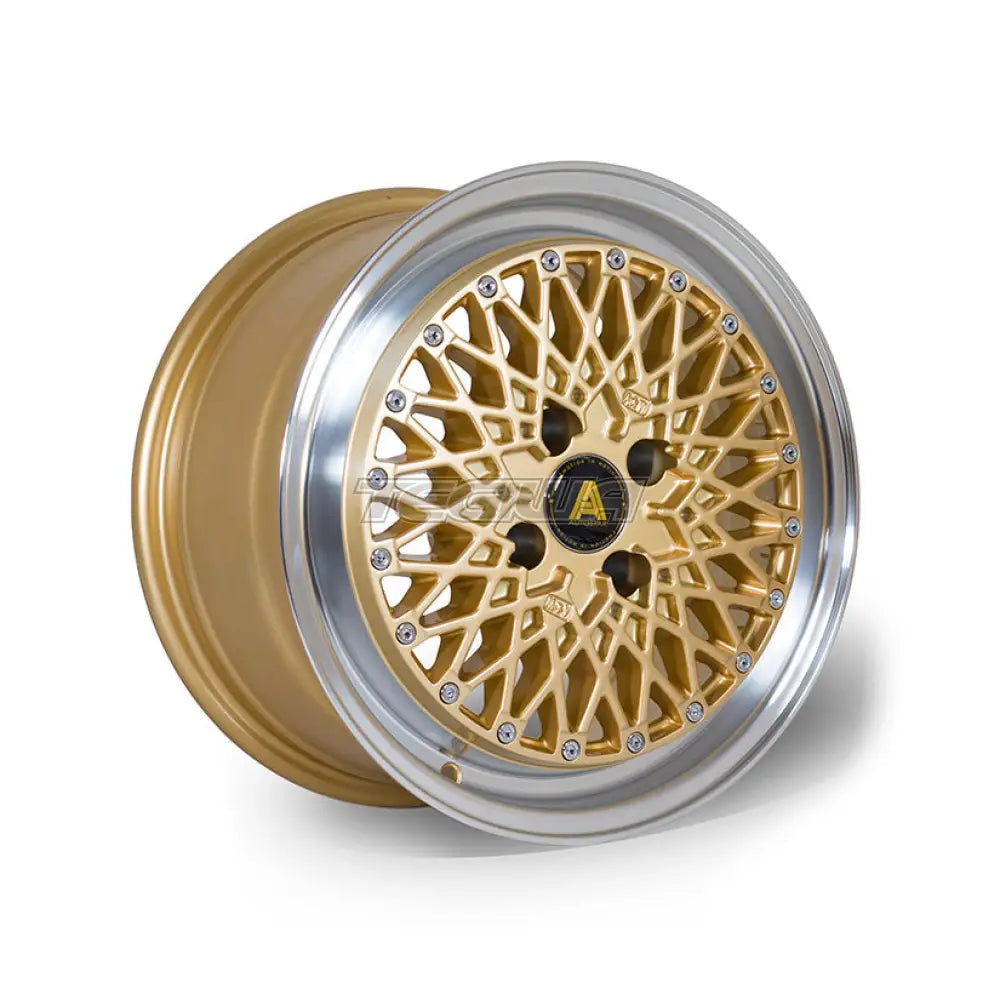 Autostar Minus Alloy Wheel Gold Polished Lip